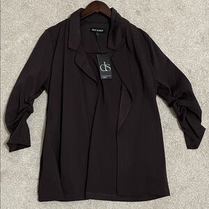 Dear Scarlett Chocolate Brown Blazer